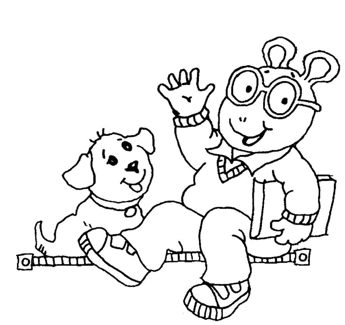 Arthur Coloring Pages 1200x1131 Arthur Coloring Pages