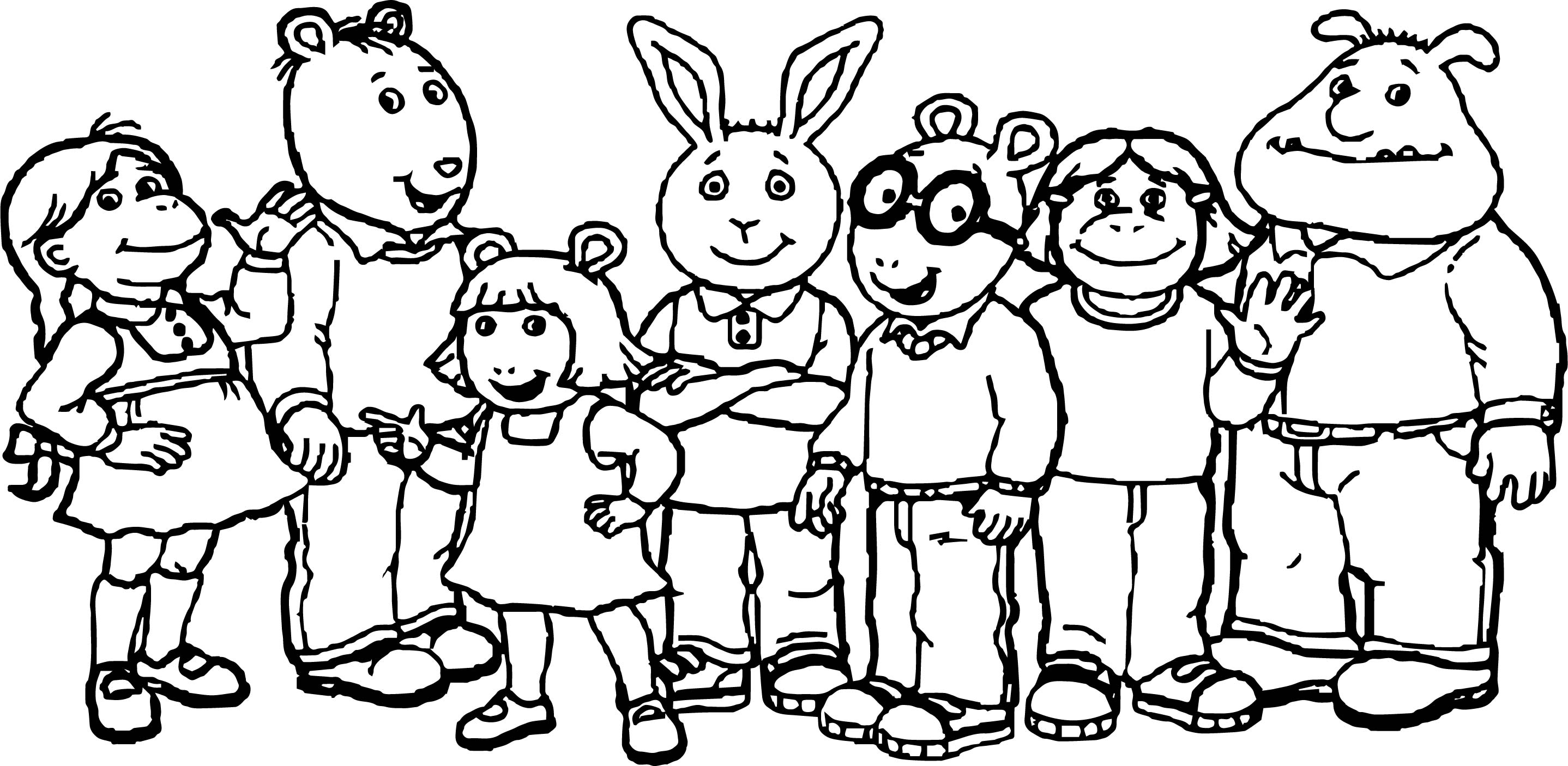 Arthur Coloring Pages Collection Printable Coloring Pages Arthur 2876x1406 Arthur Coloring Pages Collection Printable Coloring Pages Arthur