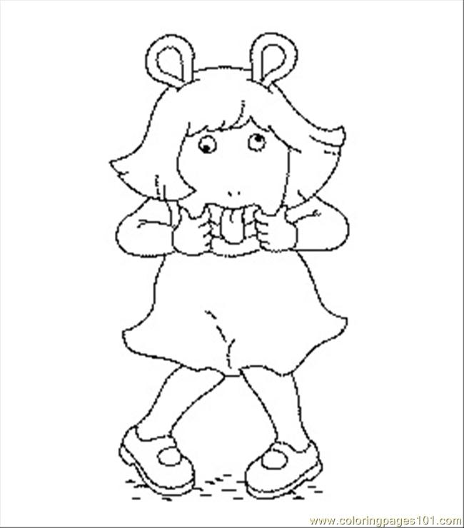 Arthur Coloring Pages 650x740 Arthur Coloring Pages