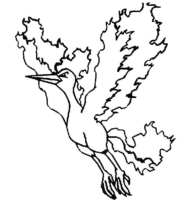 590x660 Articuno Coloring Pages