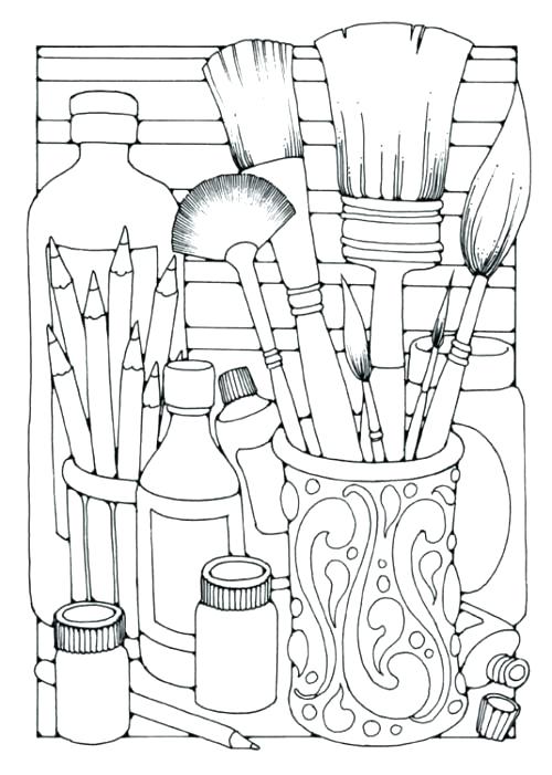 500x701 Bold Idea Artist Coloring Pages Printable Info Free Coloring Page