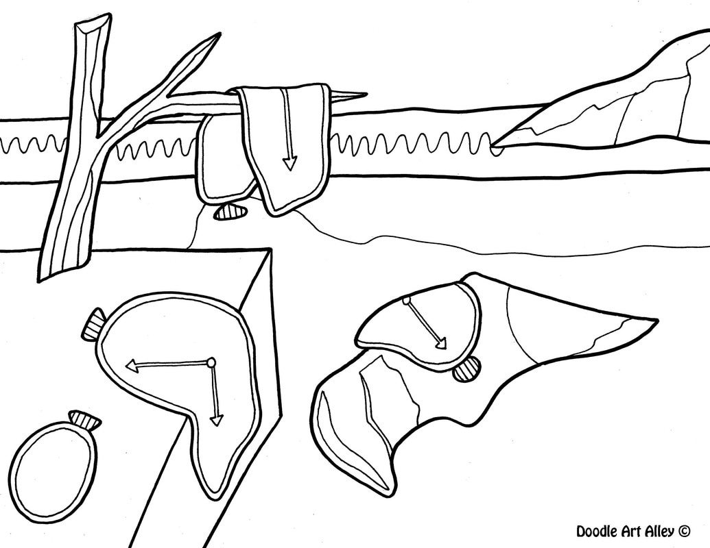 1035x800 Artist Coloring Pages