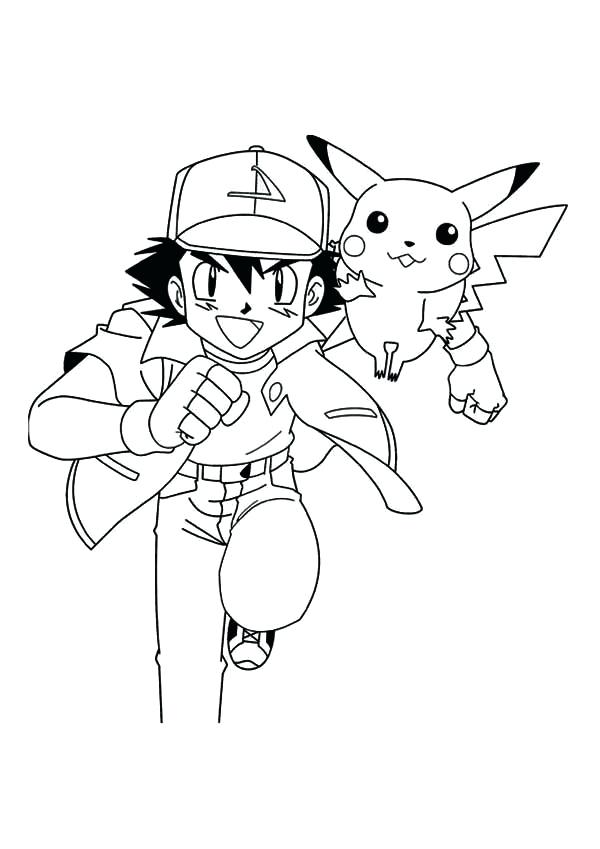 Coloring Pages Of Pikachu Ash And Coloring Pages Ash Ready 600x849 Coloring Pages Of Pikachu Ash And Coloring Pages Ash Ready