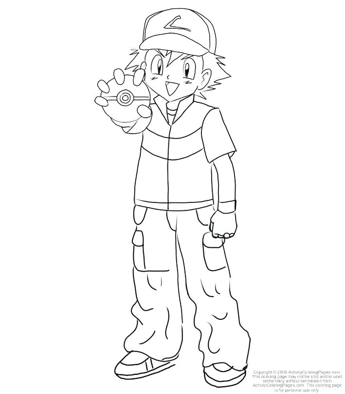 709x808 Pokemon X Coloring Pages Coloring Pages Ash Coloring Pages