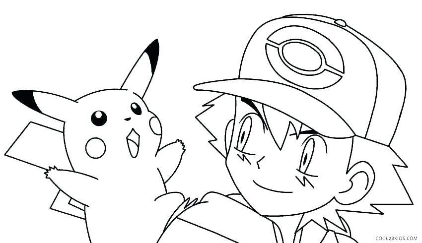 Ash Pokemon Coloring Pages at GetColorings.com | Free printable ...