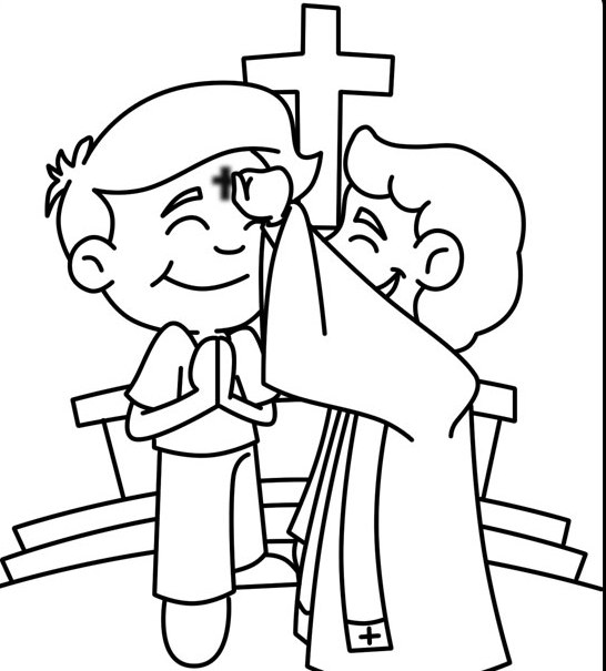 Ash Wednesday Coloring Pages 546x605 Ash Wednesday Coloring Pages