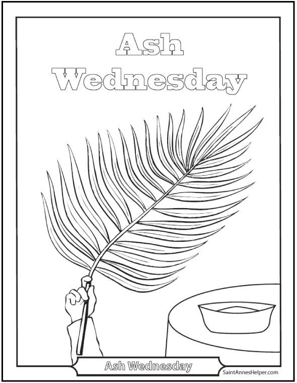 Ash Wednesday Coloring Pages Start Lent Well Ash Wednesday, Ash 590x762 Ash Wednesday Coloring Pages Start Lent Well Ash Wednesday, Ash