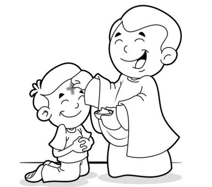 Ash Wednesday Coloring Sheet Kids Europe Travel Inside Pages 678x600 Ash Wednesday Coloring Sheet Kids Europe Travel Inside Pages