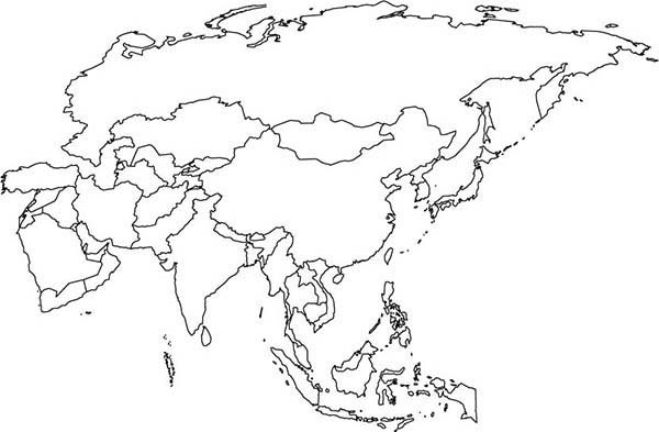 600x393 Asia Coloring Page Color Bros