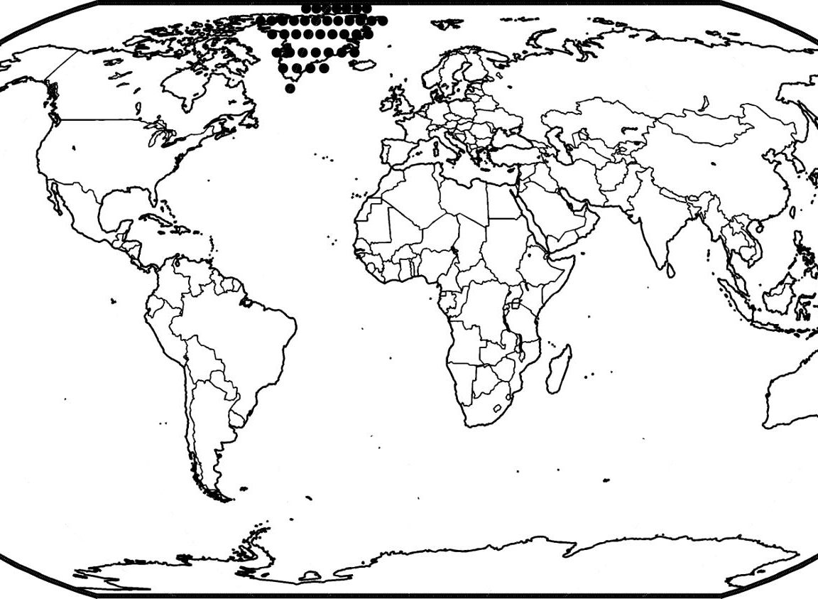 1152x843 Modest Map Of The World To Color Asia And Coloring Page Print Kids