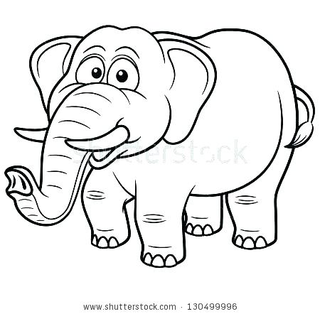 450x442 Cartoon Elephant Coloring Pages Cartoon Elephant Coloring Pages
