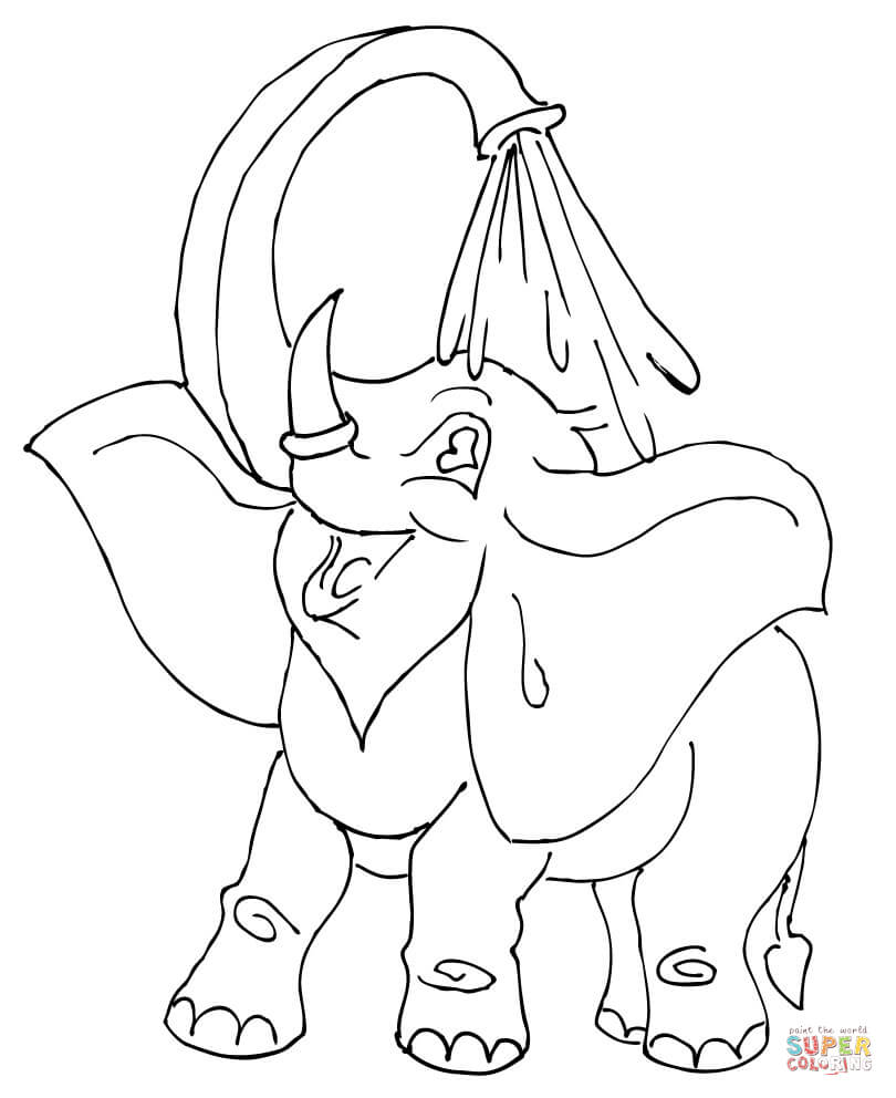810x992 Unsurpassed Asian Elephant Coloring Page Free