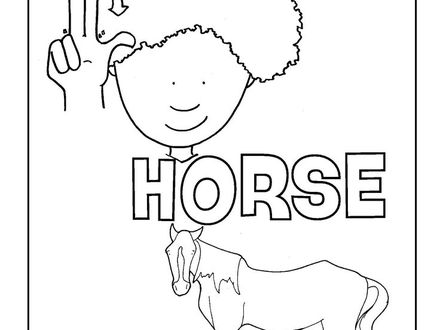 440x330 38 Sign Language Coloring Pages, Flower Coloring Asl We Have A Few