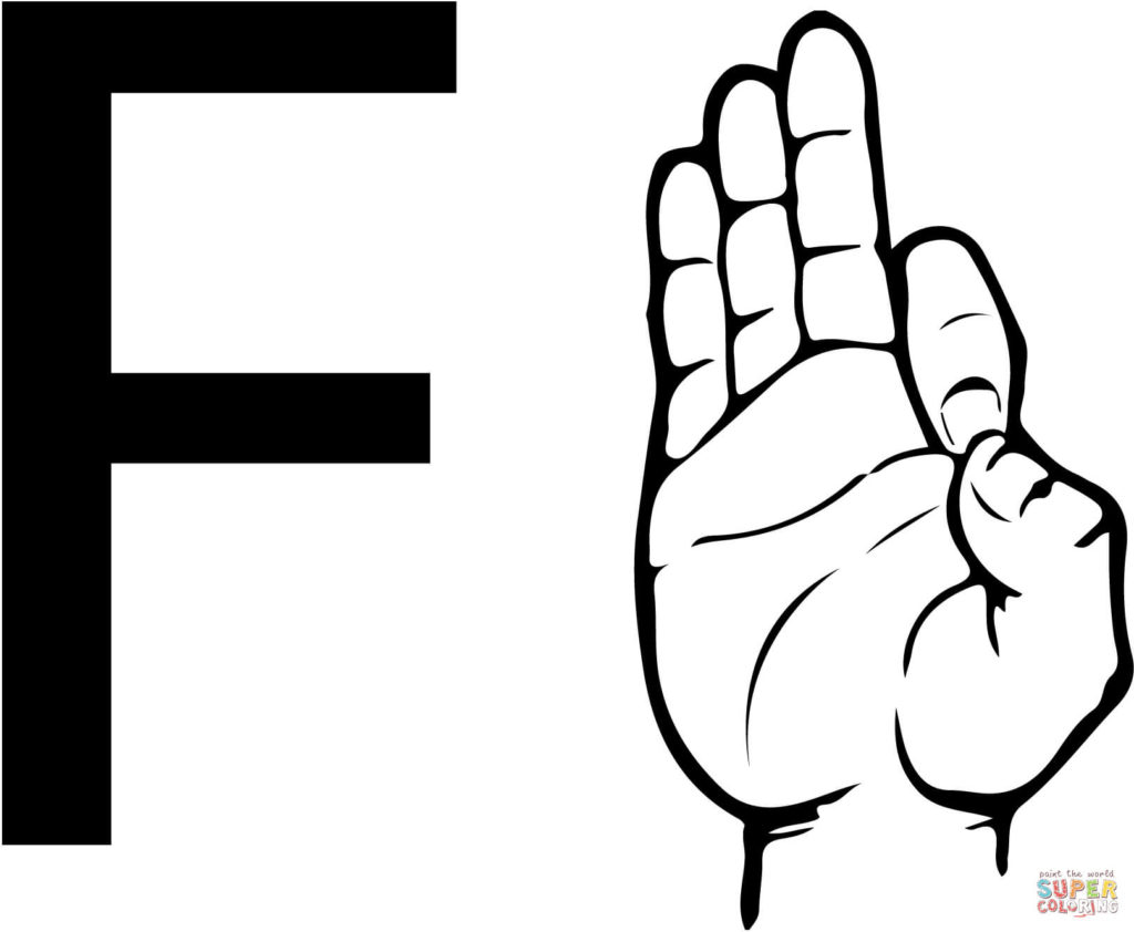 1024x842 Asl Sign Language Letter G Coloring Page Free Printable Coloring