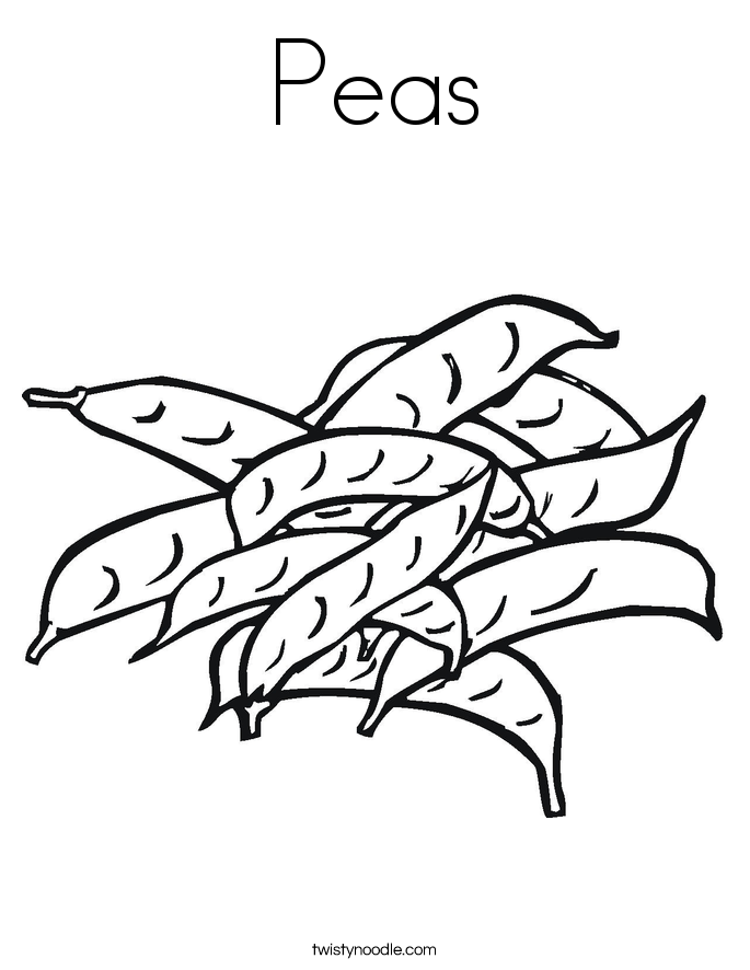 Asparagus Coloring Page