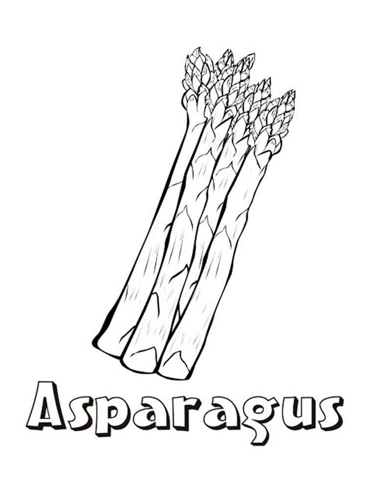 Asparagus Coloring Pages. Download And Print Asparagus Coloring Pages 750x1000 Asparagus Coloring Pages. Download And Print Asparagus Coloring Pages
