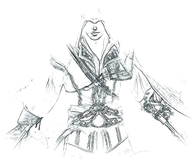 800x667 Assassins Creed Coloring Pages