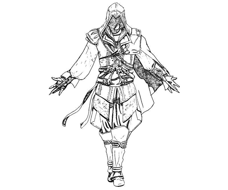 800x667 Assassin's Creed Coloring Pages Zuckett