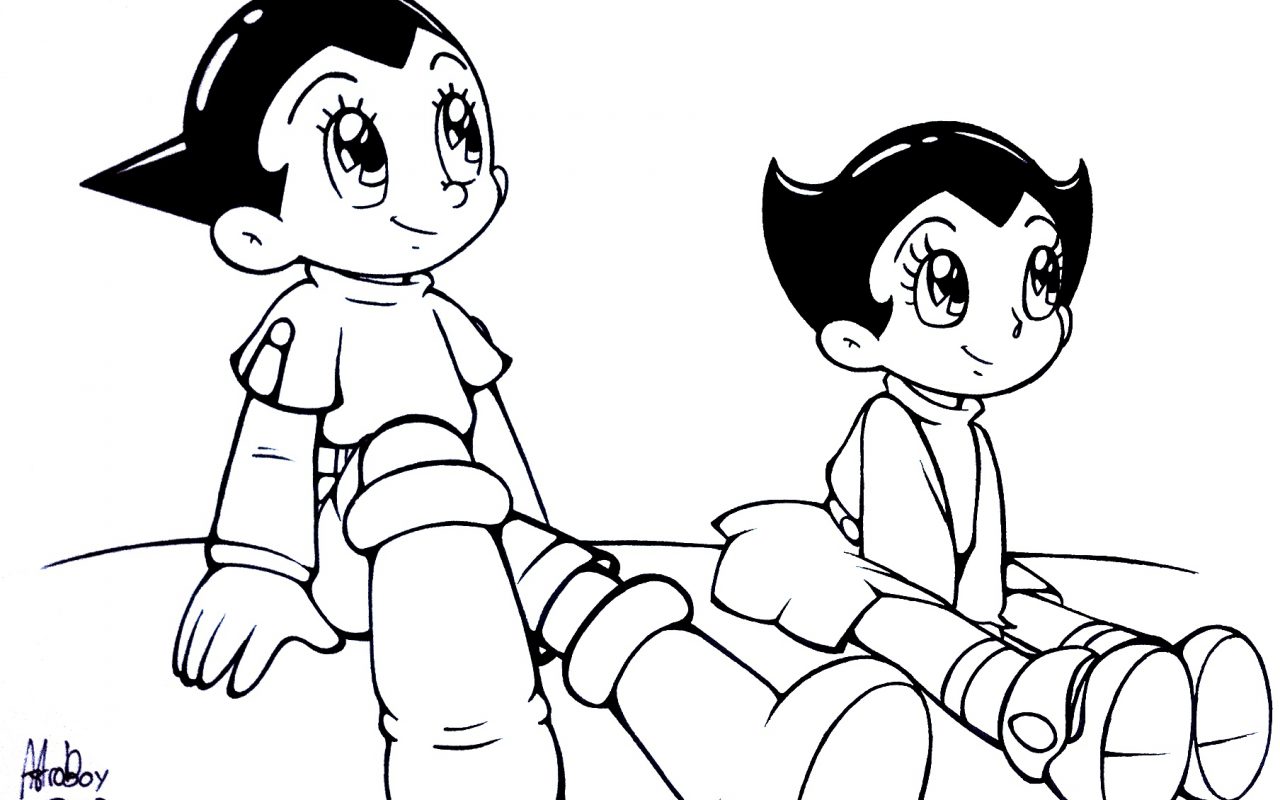 1280x800 Awesome Printable Astro Boy Anime Manga Coloring Books For Cartoon
