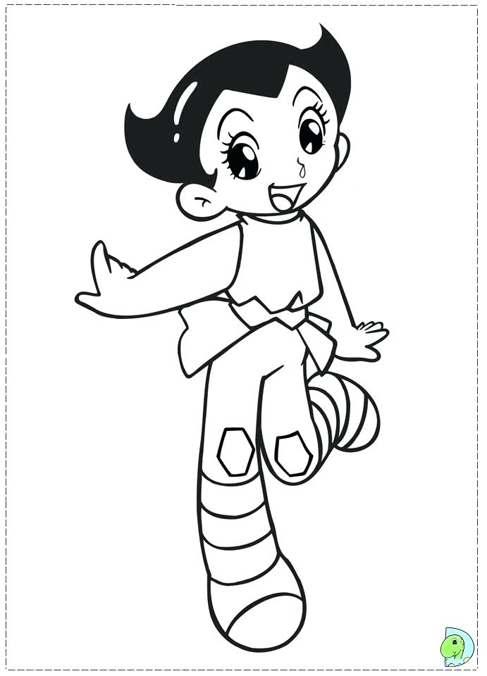 691x960 Boy Coloring Page Astro Boy Movie Colouring Pages