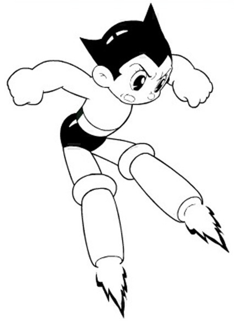 803x1117 Astro Boy Coloring Page Picture Coloring Pages Cartoon For Kids