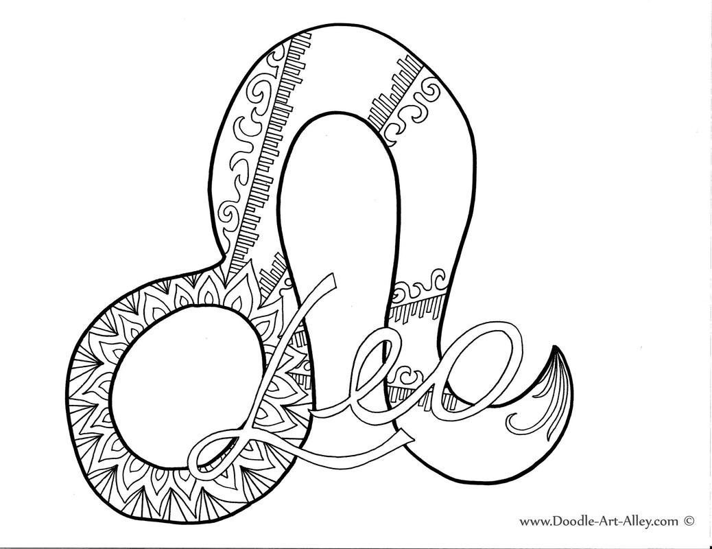 Leo Orig Astrology Coloring Pages 1038x800 Leo Orig Astrology Coloring Pages