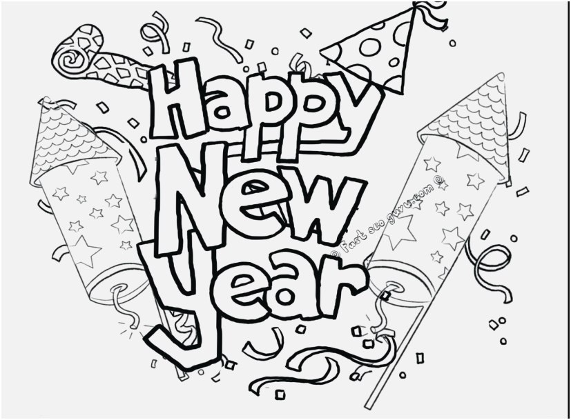 Astrology Coloring Pages Capture Pretty Happy New Year 2017 827x609 Astrology Coloring Pages Capture Pretty Happy New Year 2017