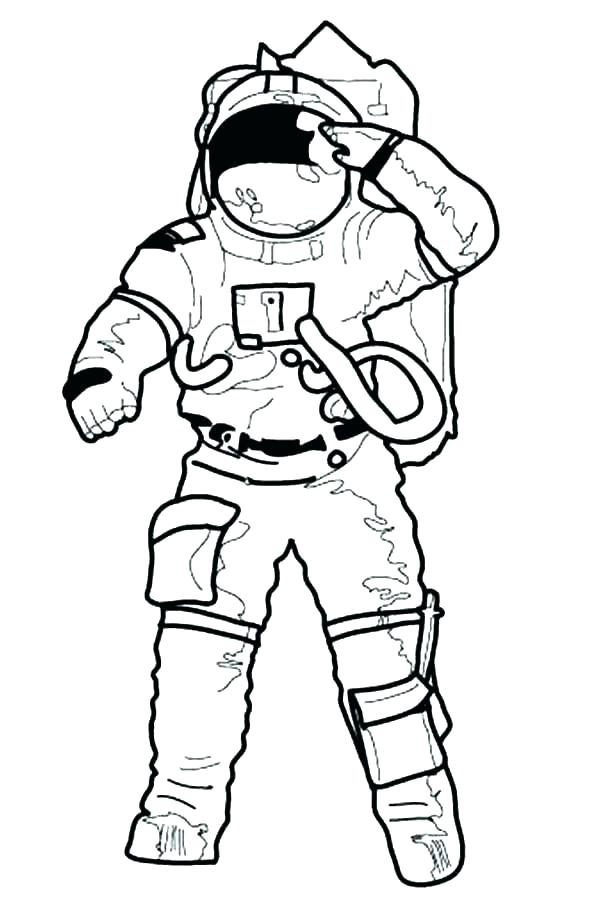 Astronaut Coloring Page 600x900 Astronaut Coloring Page