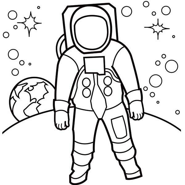 Astronaut Coloring Pages Printable Astronaut Coloring Page 600x600 Astronaut Coloring Pages Printable Astronaut Coloring Page