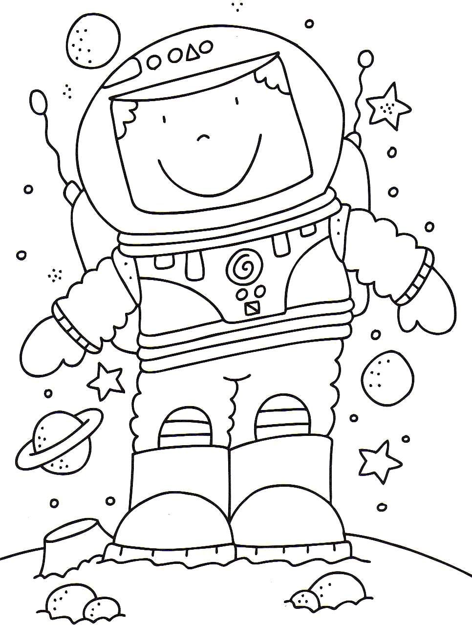 Astronaut Coloring Pages 966x1279 Astronaut Coloring Pages