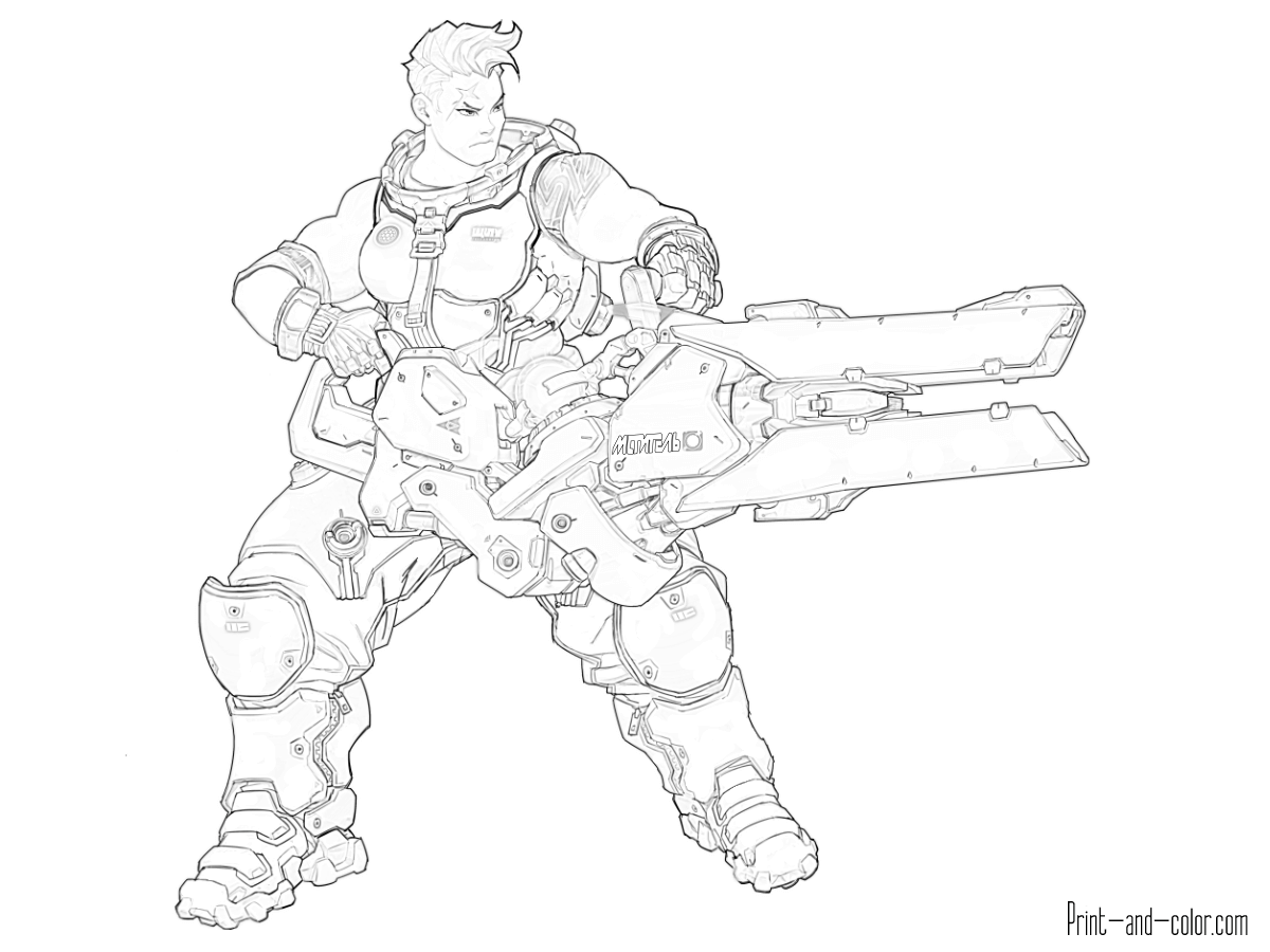 Overwatch Coloring Pages Print 1200x900 Overwatch Coloring Pages Print