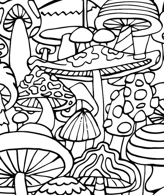 570x677 Strikingly Design Hippie Coloring Pages Adult Page Site Image