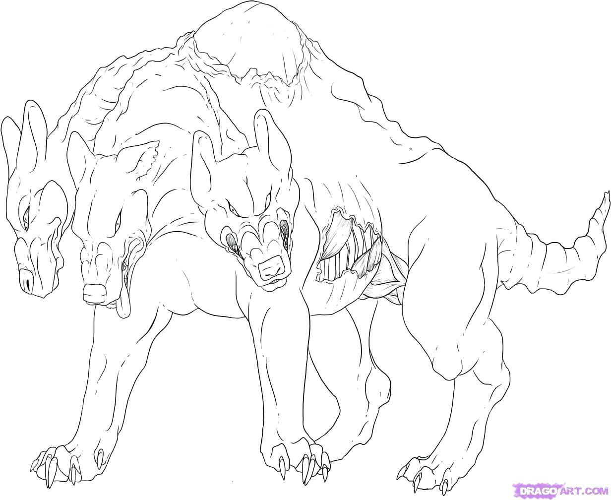 1232x1012 Coloring Pages For Adults Animals Mythology Line Art Images