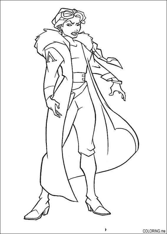 Coloring Page Atlantis, The Lost Tales Helga Sinclair 567x794 Coloring Page Atlantis, The Lost Tales Helga Sinclair