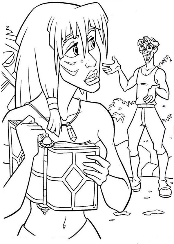 Kida Explain Something To Milo In Atlantis The Lost Empire 600x840 Kida Explain Something To Milo In Atlantis The Lost Empire