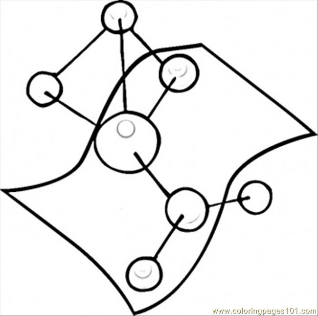 650x646 Construction Of Atom Coloring Page