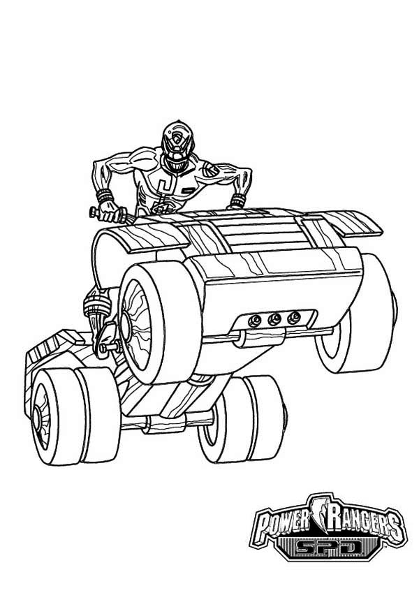 Power Rangers Spd Ride An Atv Coloring Page For Kids Color Luna 600x849 Power Rangers Spd Ride An Atv Coloring Page For Kids Color Luna