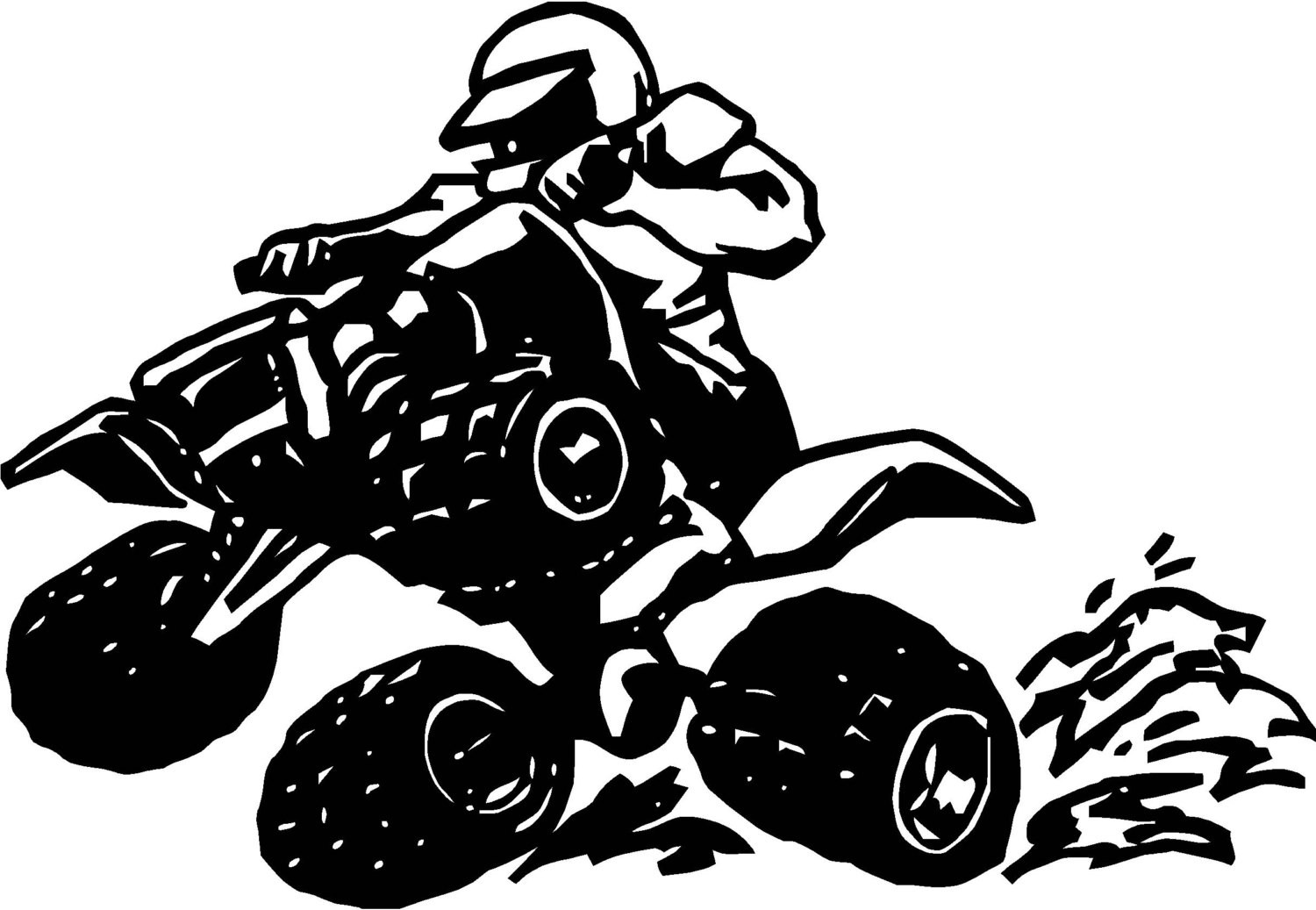 4 Wheeler Clip Art Coloring Pages At Four 1500x1037 4 Wheeler Clip Art Coloring Pages At Four