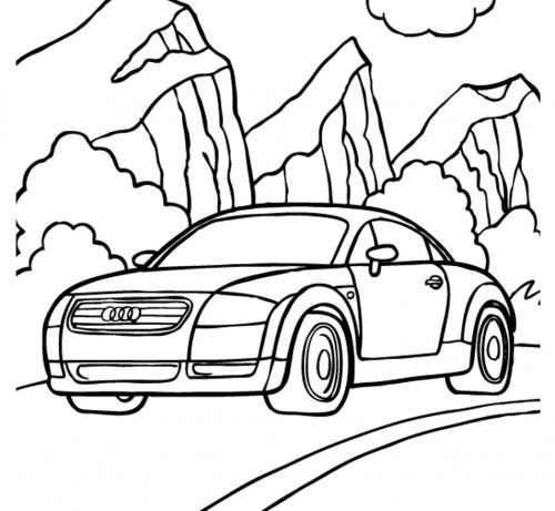 Audi Coloring Pages at GetColorings.com | Free printable colorings ...