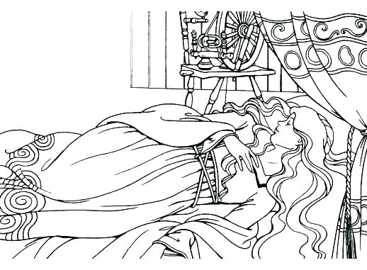 Sleeping Beauty Coloring Pages Disney Sleeping Beauty Colouring 518x381 Sleeping Beauty Coloring Pages Disney Sleeping Beauty Colouring
