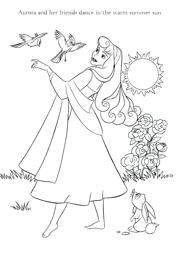Sleeping Beauty Coloring Pages Icontent 600x852 Sleeping Beauty Coloring Pages Icontent