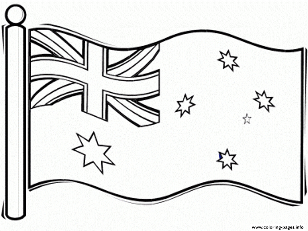 1075x808 Amazing Australian Flag Outline To Colour In 20 Australia Coloring