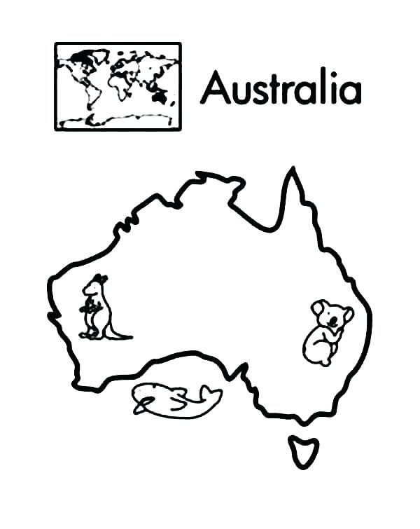 Australian Flag Coloring Page 600x755 Australian Flag Coloring Page