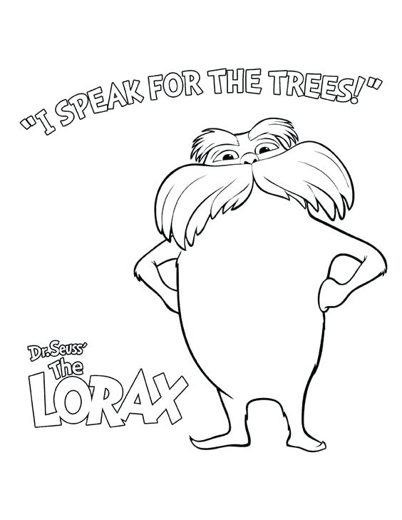 Coloring The Lorax Coloring Page Autism Pages Fish. The Lorax 564x729 Coloring The Lorax Coloring Page Autism Pages Fish. The Lorax