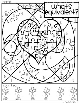 Autism Awareness Simplify Fractions Coloring Page (No Prep) Tpt 270x350 Autism Awareness Simplify Fractions Coloring Page (No Prep) Tpt