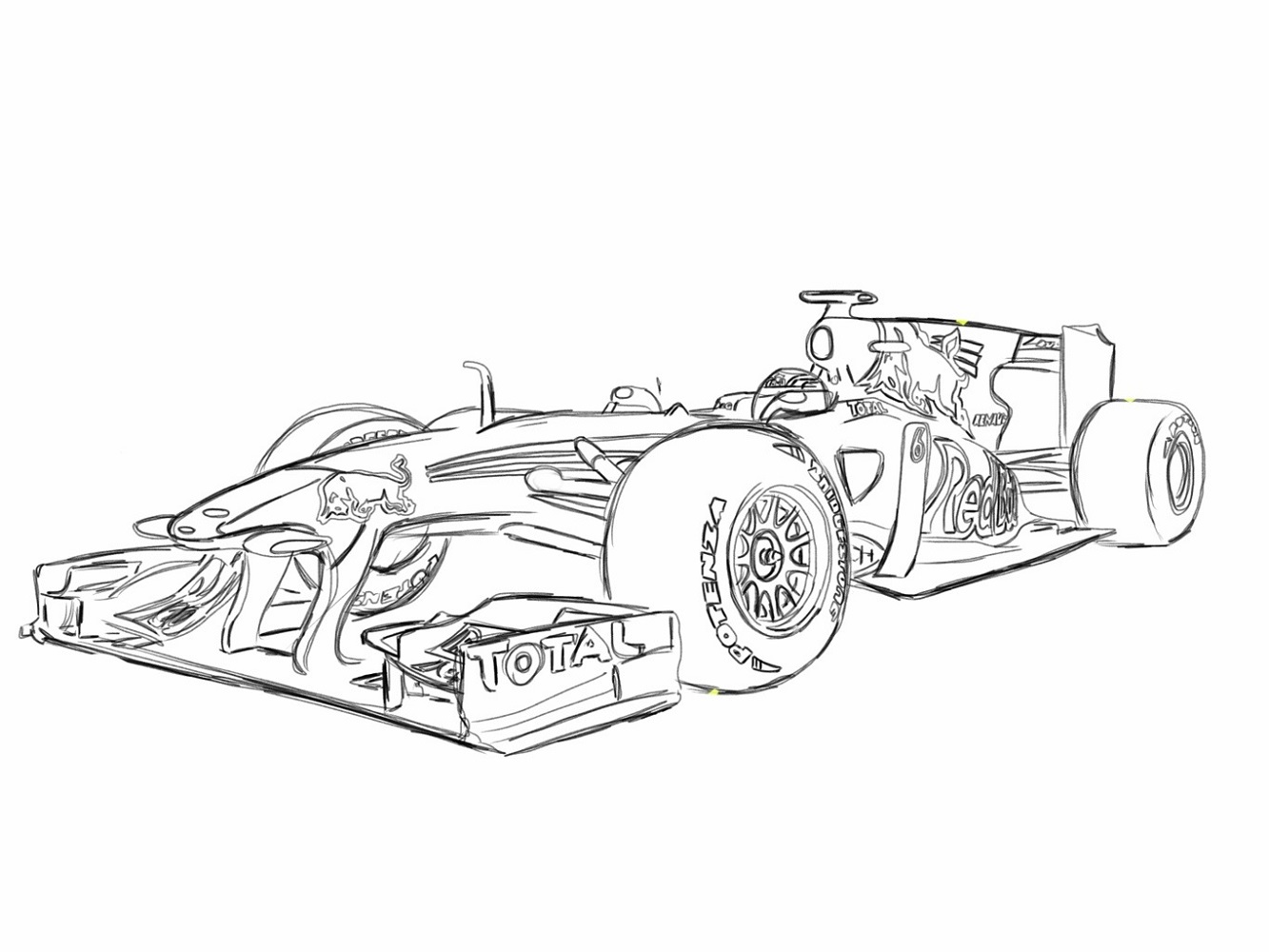 1333x1000 F1 Car Coloring Pages Learning Printable