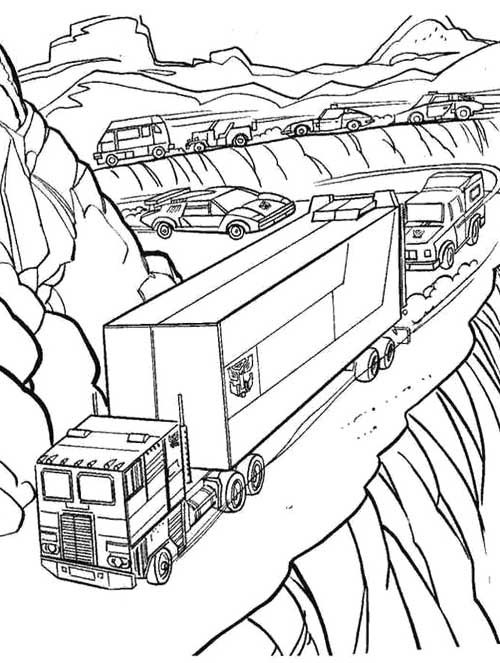 500x663 Car Autobot Coloring Page Coloring Pages