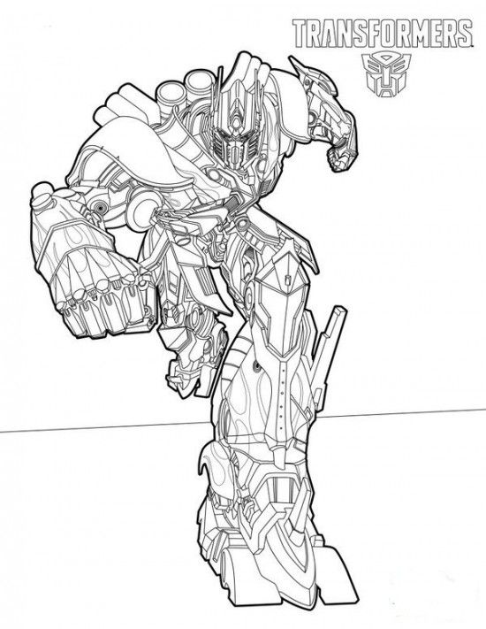 550x711 Free Transformers Coloring Pages Picture 7 550x711 Picture