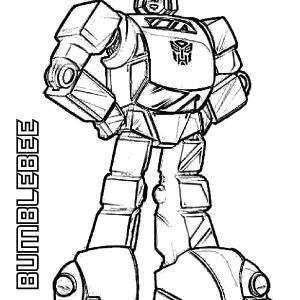 300x300 Autobots Bumblebee Car Transformer Coloring Pages Best Place