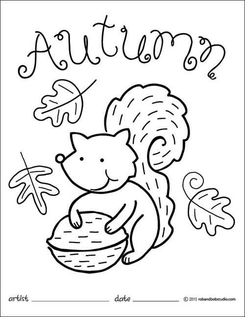 Fall Coloring Pages 500x647 Fall Coloring Pages